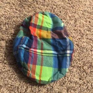 Baby boy newsboy hat.